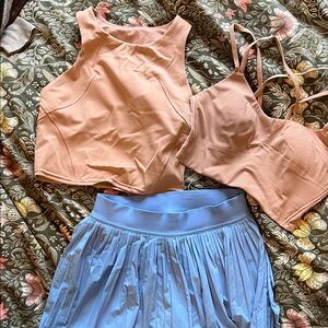 Lululemon Bundle 1 tennis skirt + 2 sports bra